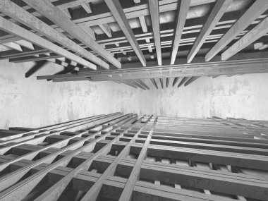 Soyut geometrik mimari arka plan beton doku ile