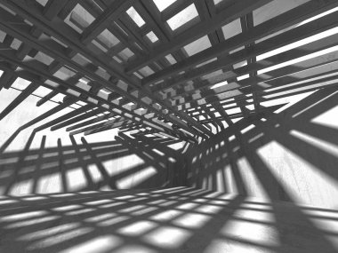 Soyut geometrik mimari arka plan beton doku ile