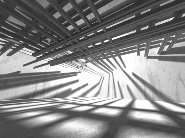 Soyut geometrik mimari arka plan beton doku ile