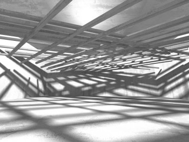 Soyut geometrik mimari arka plan beton doku ile