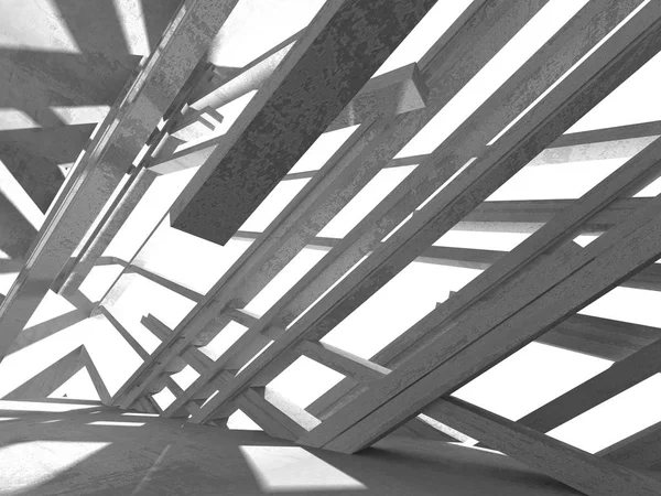 Soyut geometrik mimari arka plan beton doku ile