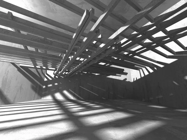 Soyut geometrik mimari arka plan beton doku ile