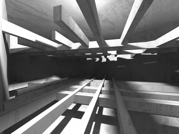 Soyut geometrik mimari arka plan beton doku ile