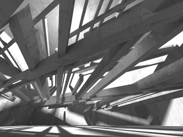 Soyut geometrik mimari arka plan beton doku ile