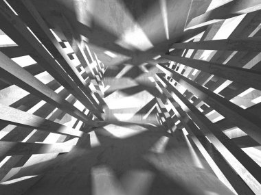 Soyut geometrik mimari arka plan beton doku ile