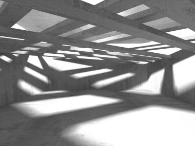 Soyut geometrik mimari arka plan beton doku ile