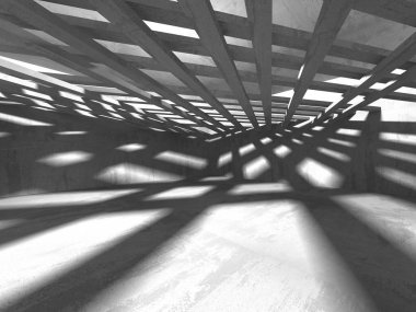 Soyut geometrik mimari arka plan beton doku ile