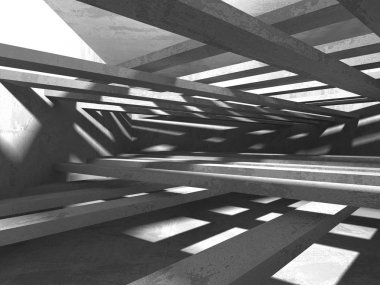 Soyut geometrik mimari arka plan beton doku ile