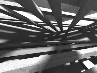 Soyut geometrik mimari arka plan beton doku ile