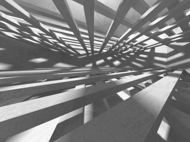 Soyut geometrik mimari arka plan beton doku ile