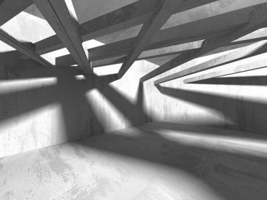 Soyut geometrik mimari arka plan beton doku ile