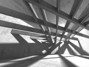 Soyut geometrik mimari arka plan beton doku ile