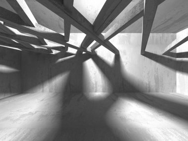 Soyut geometrik mimari arka plan beton doku ile