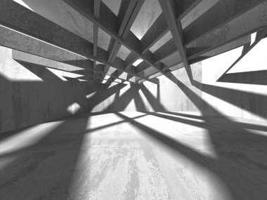 Soyut geometrik mimari arka plan beton doku ile