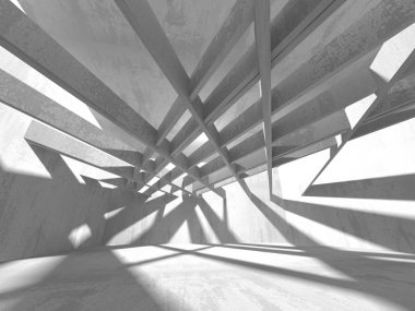 Soyut geometrik mimari arka plan beton doku ile