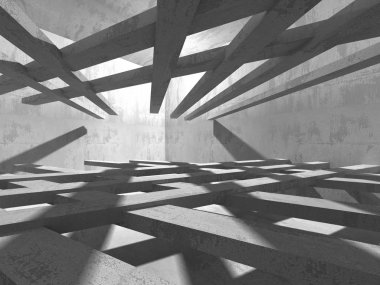 Soyut geometrik mimari arka plan beton doku ile