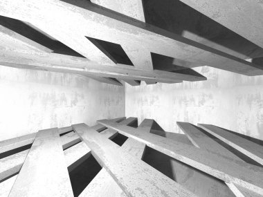 Soyut geometrik mimari arka plan beton doku ile