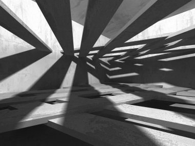 Soyut geometrik mimari arka plan beton doku ile