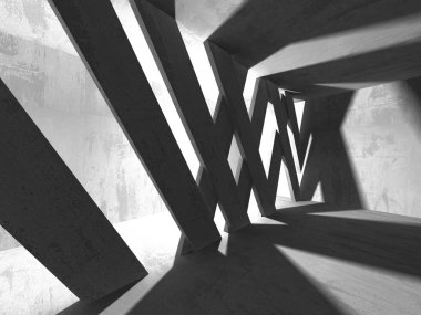 Soyut geometrik mimari arka plan beton doku ile