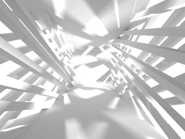 Abstract Geometric Architectural Background White Shadows — Stock Photo, Image