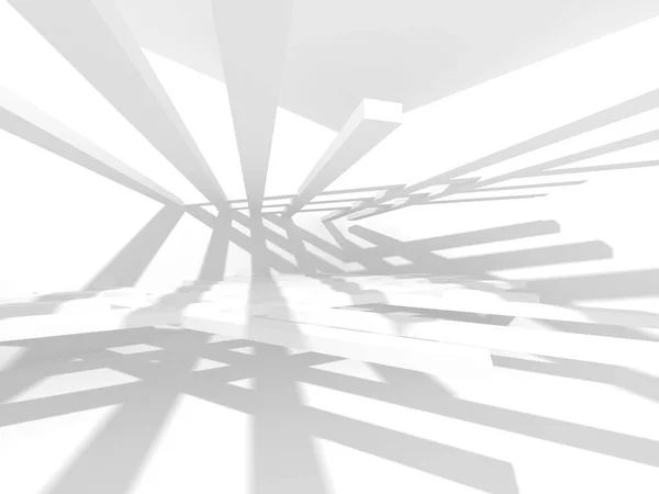 Abstract Geometric Architectural Background White Shadows — Stock Photo, Image