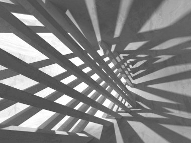 Soyut geometrik mimari arka plan beton doku ile