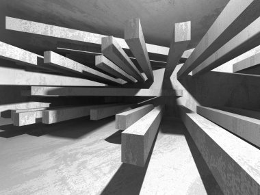 Soyut geometrik mimari arka plan beton doku ile