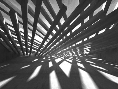 Soyut geometrik mimari arka plan beton doku ile