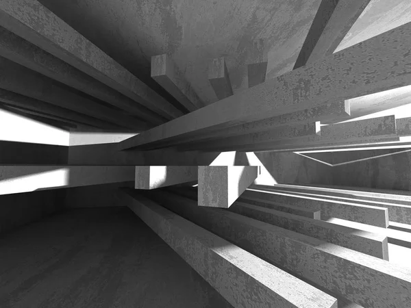 Soyut geometrik mimari arka plan beton doku ile