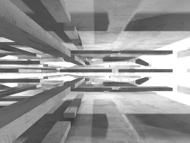 Soyut geometrik mimari arka plan beton doku ile