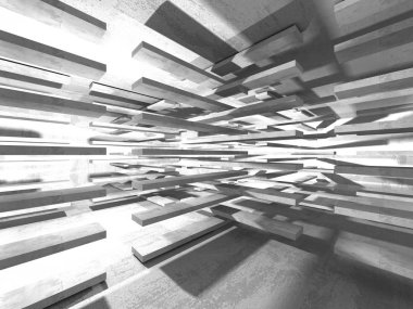 Soyut geometrik mimari arka plan beton doku ile