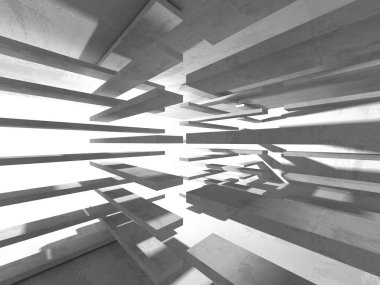 Soyut geometrik mimari arka plan beton doku ile