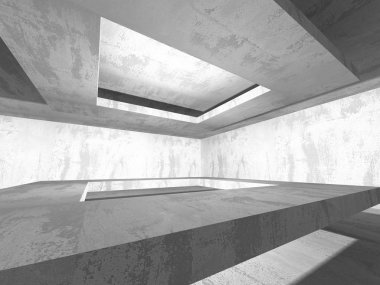 Soyut geometrik mimari arka plan beton doku ile