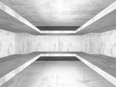 Soyut geometrik mimari arka plan beton doku ile