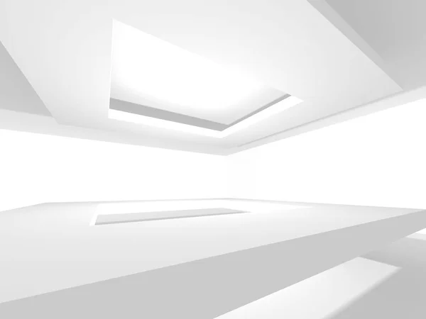 Абстрактний Геометричний Архітектурний Фон Білому Тінями — стокове фото