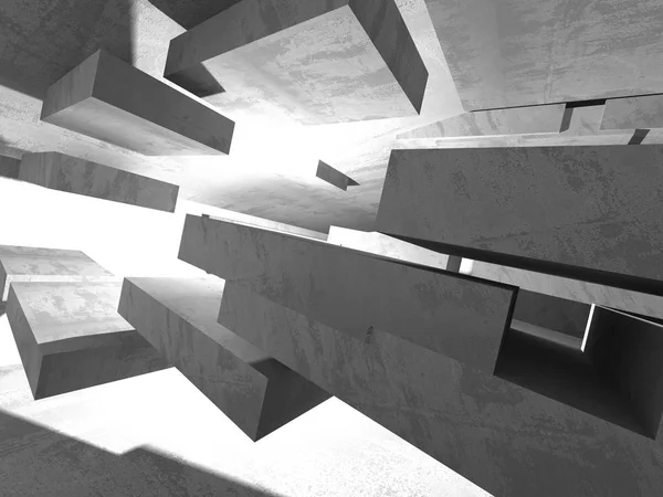 Soyut geometrik mimari arka plan beton doku ile