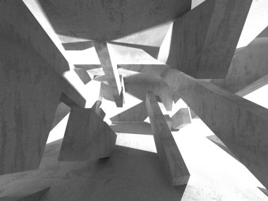 Soyut geometrik mimari arka plan beton doku ile