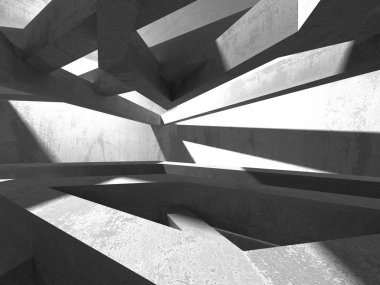 Soyut geometrik mimari arka plan beton doku ile