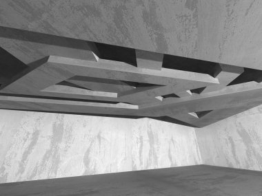 Soyut geometrik mimari arka plan beton doku ile