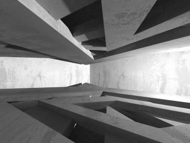 Soyut geometrik mimari arka plan beton doku ile