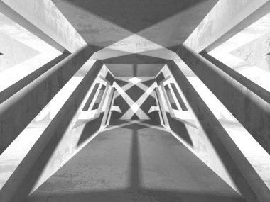 Soyut geometrik mimari arka plan beton doku ile