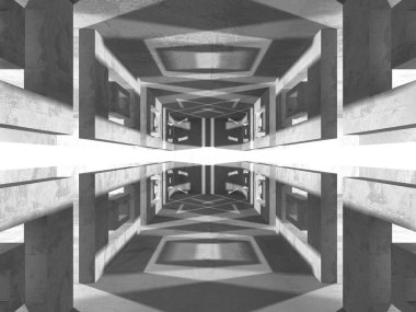 Soyut geometrik mimari arka plan beton doku ile