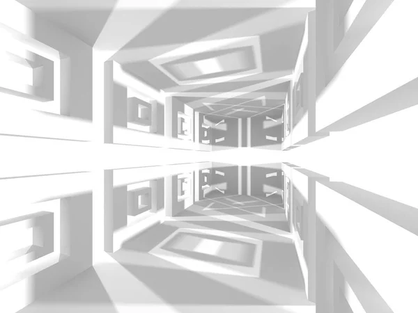 Abstract Geometric Architectural Background White Shadows — Stock Photo, Image