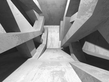 Soyut geometrik mimari arka plan beton doku ile