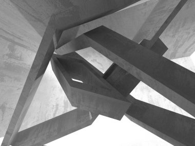 Soyut geometrik mimari arka plan beton doku ile