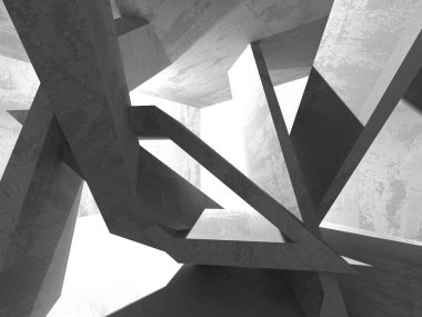 Soyut geometrik mimari arka plan beton doku ile