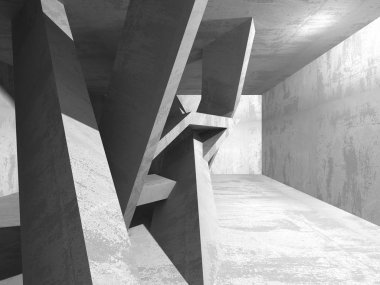 Soyut geometrik mimari arka plan beton doku ile