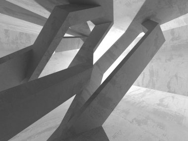 Soyut geometrik mimari arka plan beton doku ile