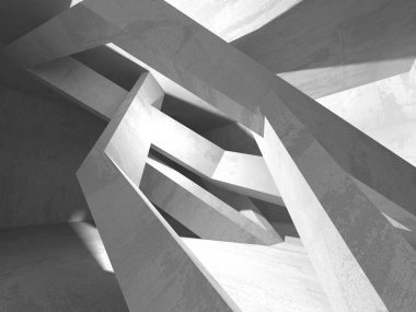 Soyut geometrik mimari arka plan beton doku ile