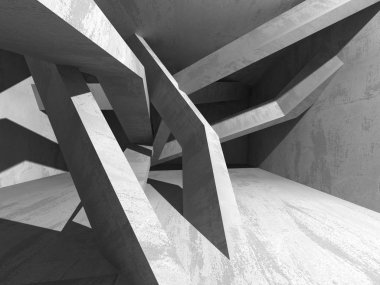 Soyut geometrik mimari arka plan beton doku ile